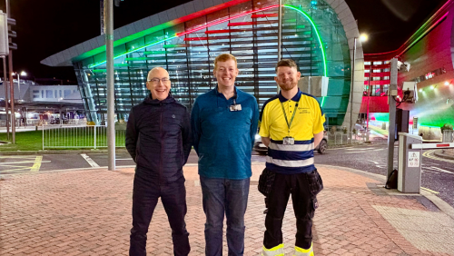 Image of three guys who nominated us for DAA Charity of the Year