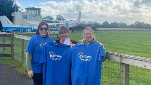 Louise, Louise and Lorraine dispalying their support for EI