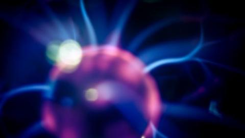 Blurred vision of a brain cell.