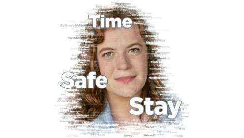 Cara and the key words of Time, Safe, Stay